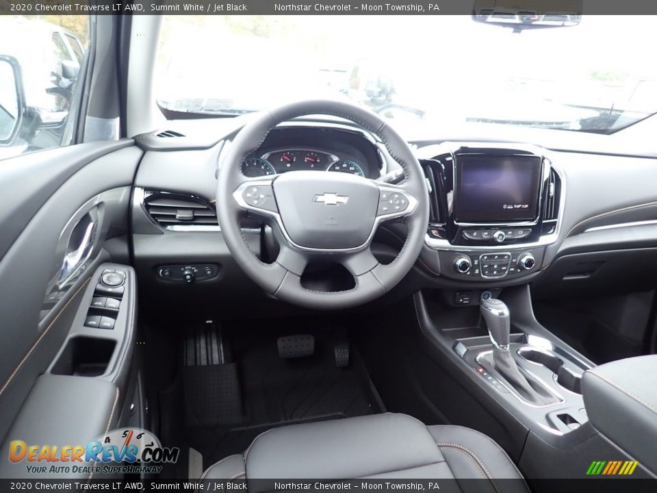 Jet Black Interior - 2020 Chevrolet Traverse LT AWD Photo #13