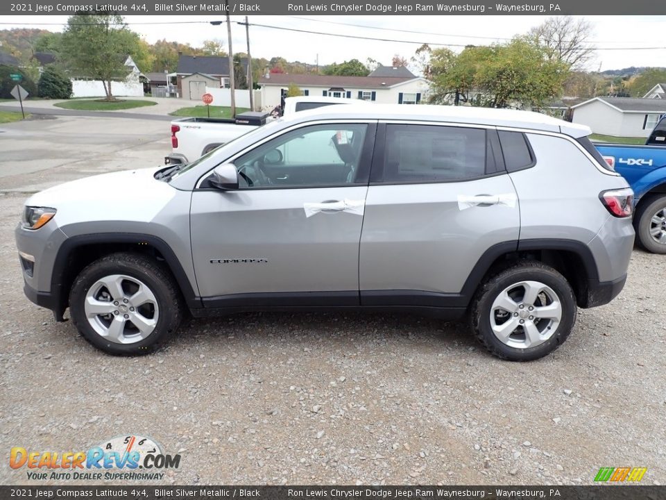 Billet Silver Metallic 2021 Jeep Compass Latitude 4x4 Photo #3