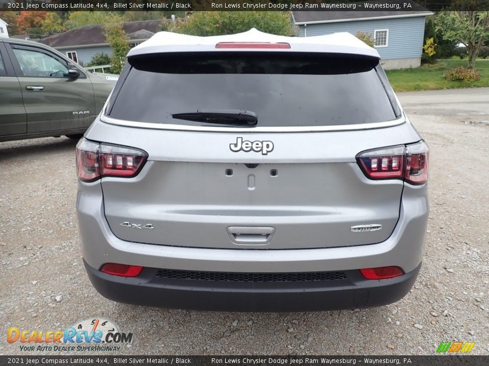 2021 Jeep Compass Latitude 4x4 Billet Silver Metallic / Black Photo #5