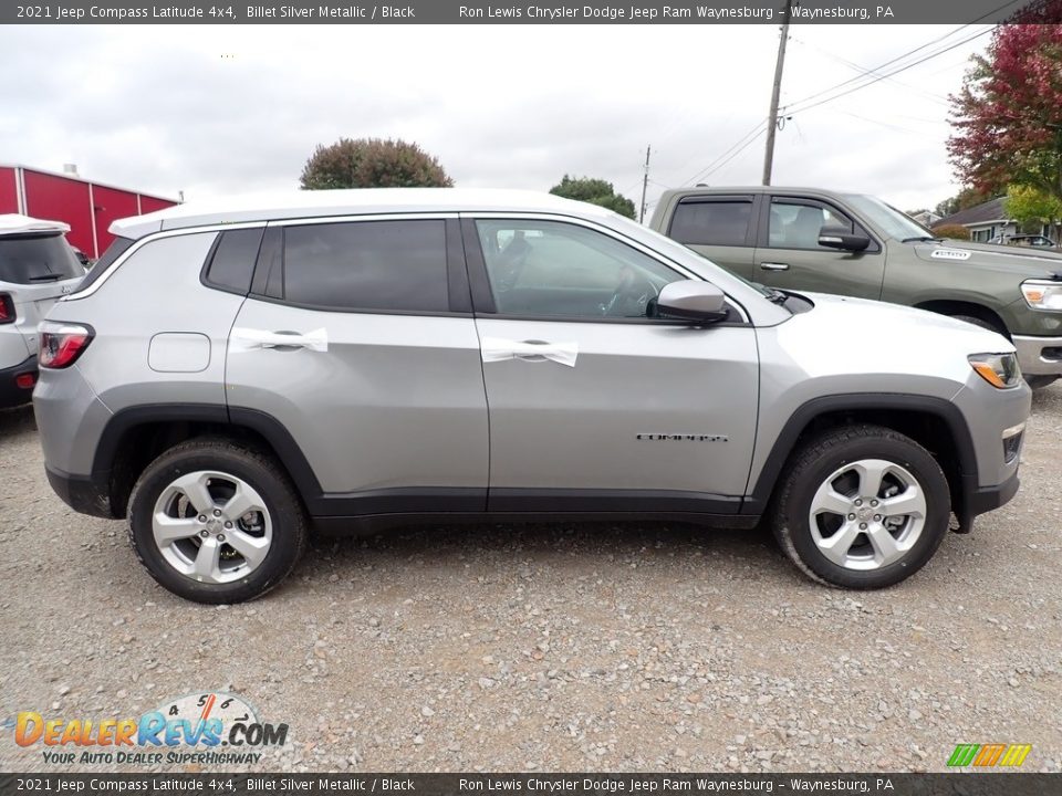 Billet Silver Metallic 2021 Jeep Compass Latitude 4x4 Photo #7