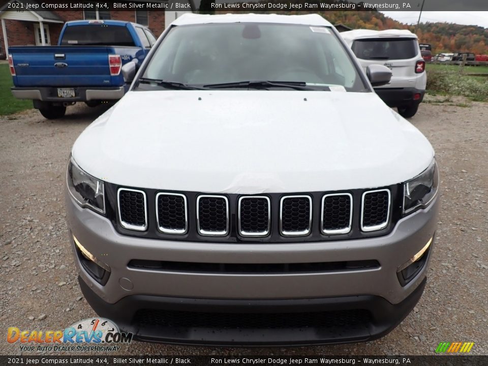 2021 Jeep Compass Latitude 4x4 Billet Silver Metallic / Black Photo #9