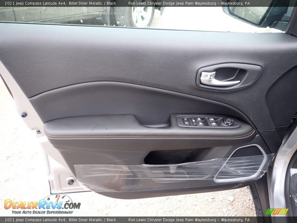 2021 Jeep Compass Latitude 4x4 Billet Silver Metallic / Black Photo #14