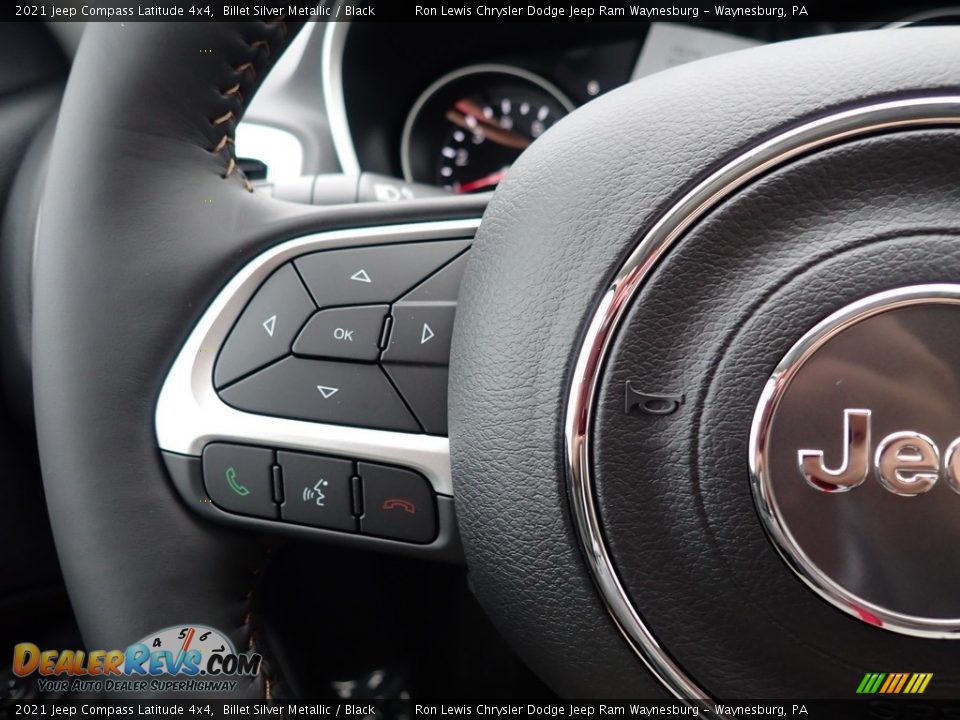 2021 Jeep Compass Latitude 4x4 Steering Wheel Photo #18