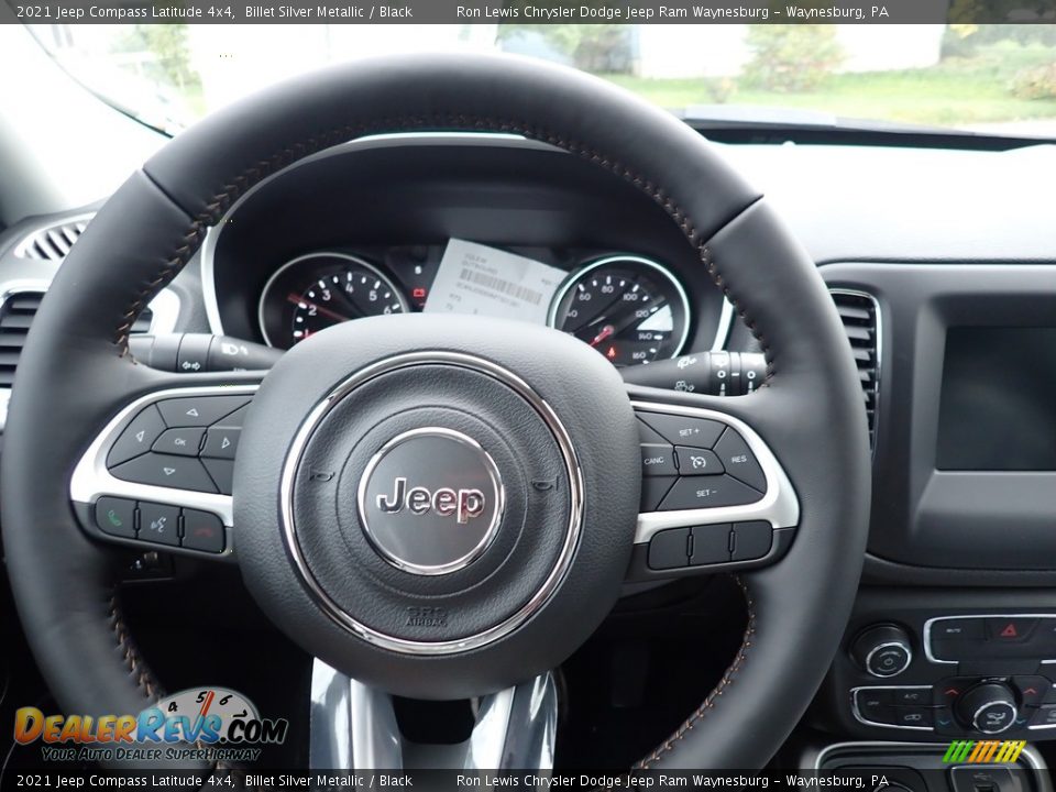2021 Jeep Compass Latitude 4x4 Steering Wheel Photo #19
