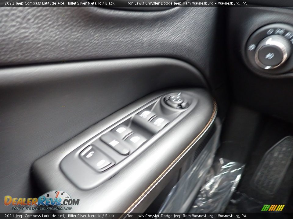 2021 Jeep Compass Latitude 4x4 Billet Silver Metallic / Black Photo #20