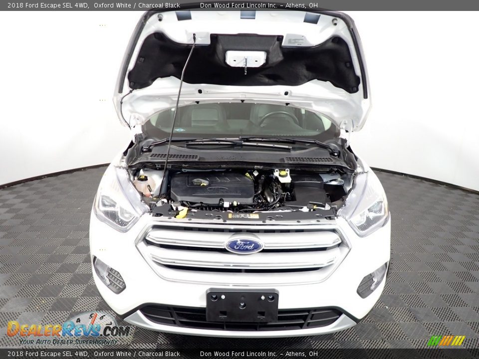 2018 Ford Escape SEL 4WD Oxford White / Charcoal Black Photo #5