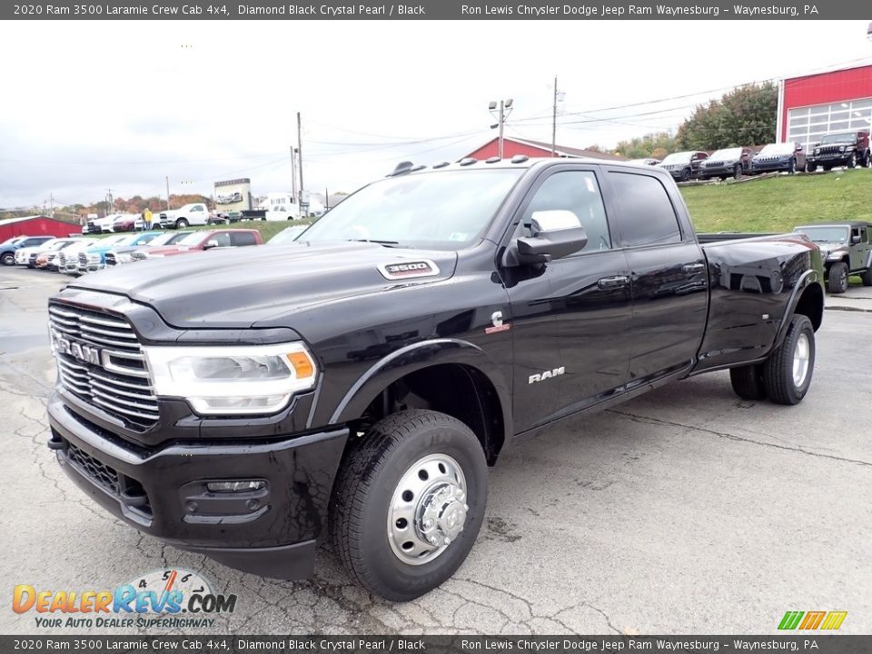 Front 3/4 View of 2020 Ram 3500 Laramie Crew Cab 4x4 Photo #1