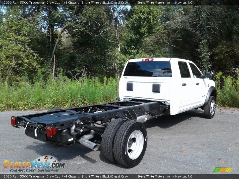 2020 Ram 5500 Tradesman Crew Cab 4x4 Chassis Bright White / Black/Diesel Gray Photo #6