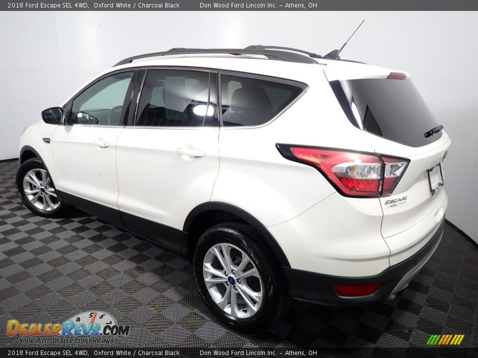 2018 Ford Escape SEL 4WD Oxford White / Charcoal Black Photo #9