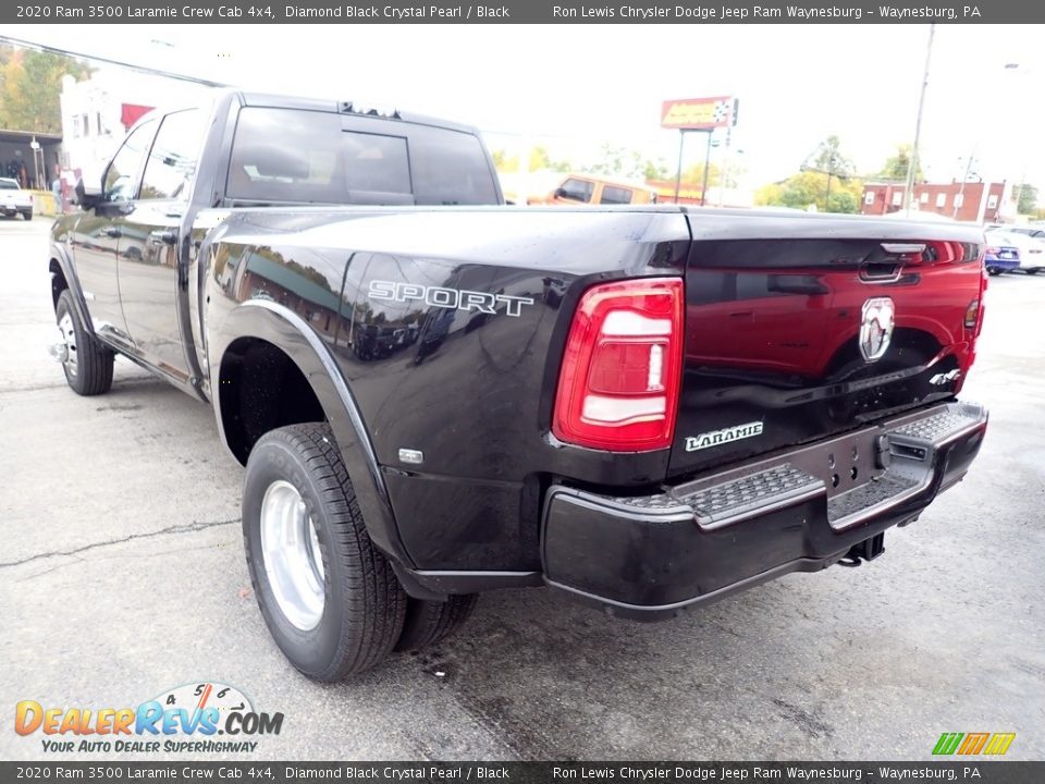 2020 Ram 3500 Laramie Crew Cab 4x4 Diamond Black Crystal Pearl / Black Photo #4