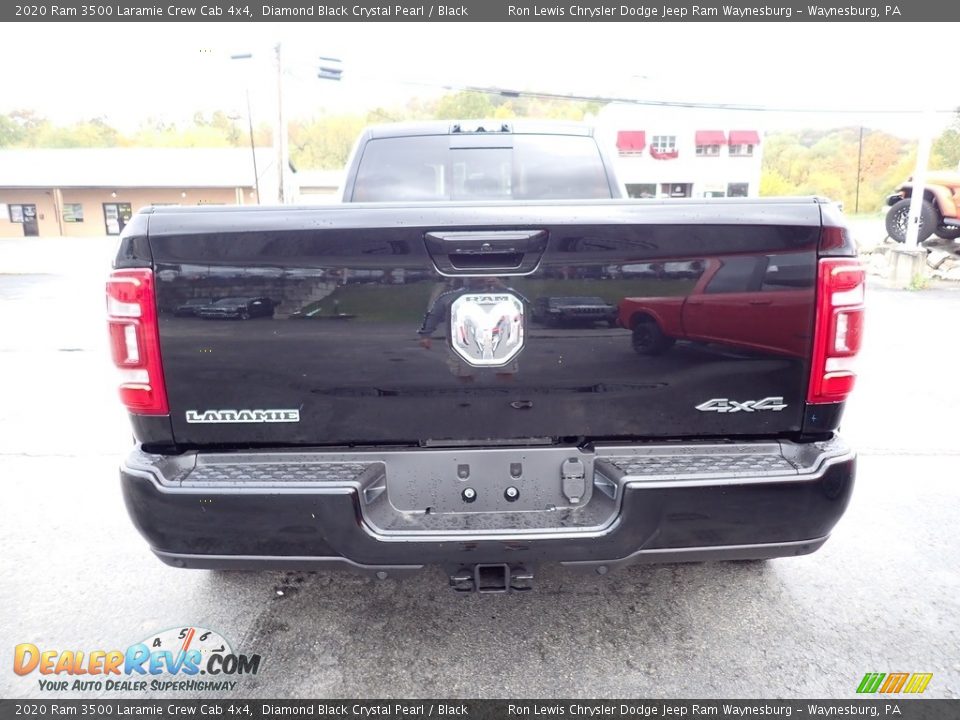 2020 Ram 3500 Laramie Crew Cab 4x4 Diamond Black Crystal Pearl / Black Photo #5