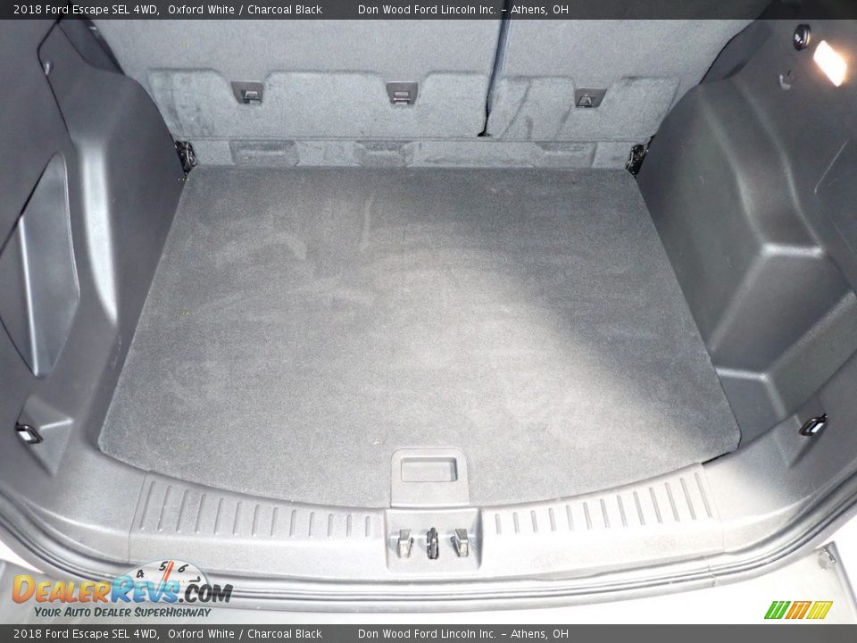2018 Ford Escape SEL 4WD Oxford White / Charcoal Black Photo #13