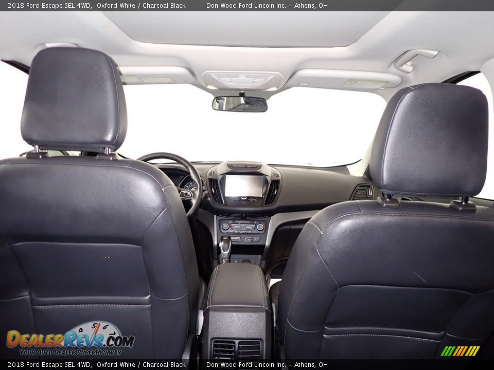 2018 Ford Escape SEL 4WD Oxford White / Charcoal Black Photo #14