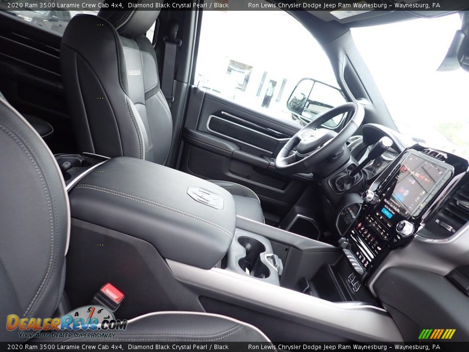2020 Ram 3500 Laramie Crew Cab 4x4 Diamond Black Crystal Pearl / Black Photo #10