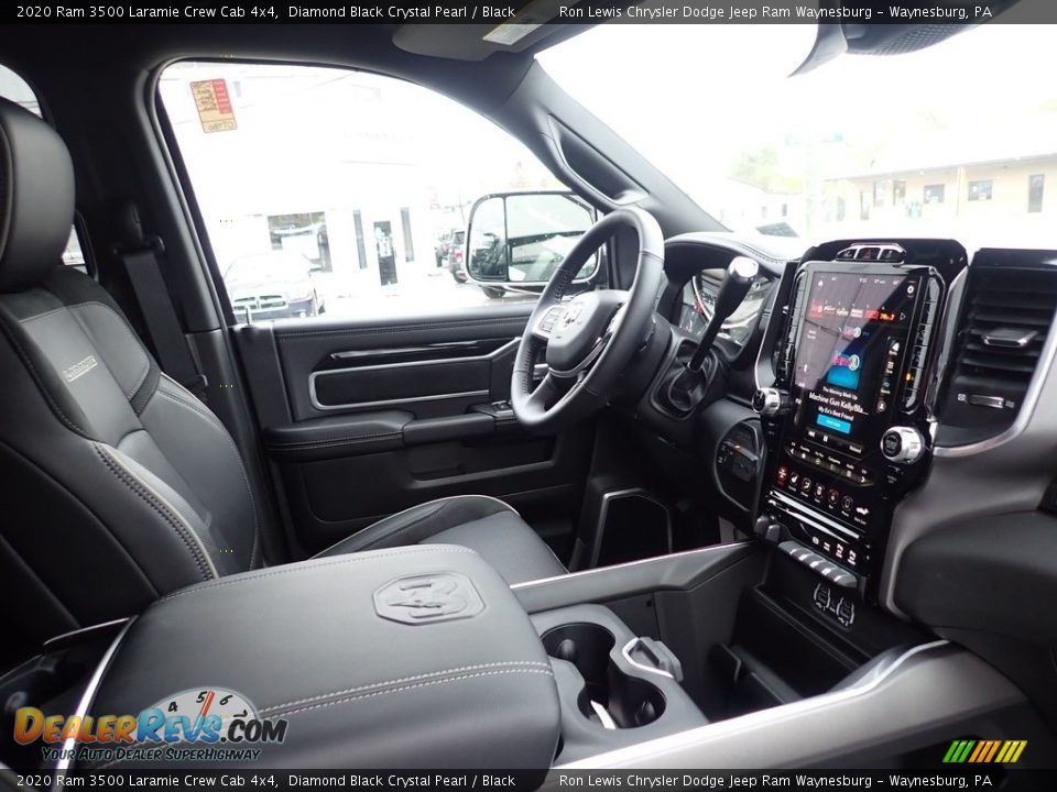 2020 Ram 3500 Laramie Crew Cab 4x4 Diamond Black Crystal Pearl / Black Photo #11