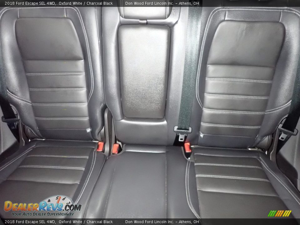 2018 Ford Escape SEL 4WD Oxford White / Charcoal Black Photo #21