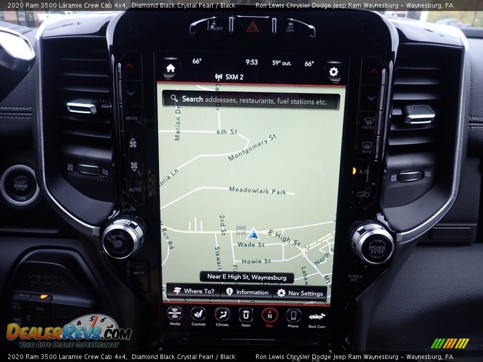 Navigation of 2020 Ram 3500 Laramie Crew Cab 4x4 Photo #17