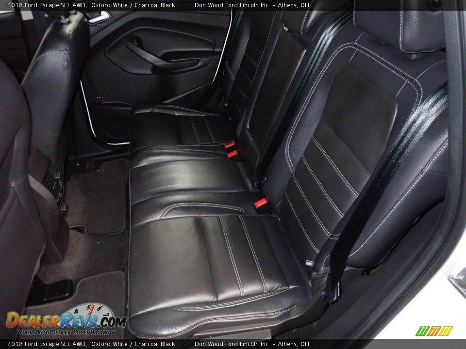 2018 Ford Escape SEL 4WD Oxford White / Charcoal Black Photo #23