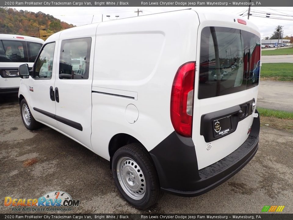 2020 Ram ProMaster City Tradesman Cargo Van Bright White / Black Photo #4