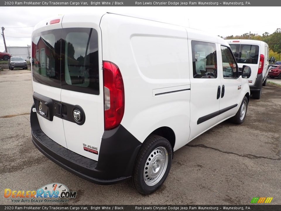 2020 Ram ProMaster City Tradesman Cargo Van Bright White / Black Photo #6