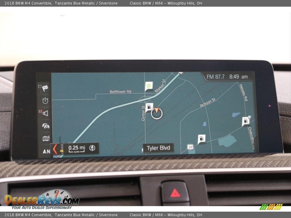 Navigation of 2018 BMW M4 Convertible Photo #13