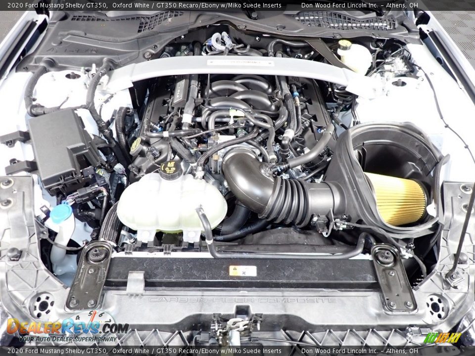 2020 Ford Mustang Shelby GT350 5.2 Liter DOHC 32-Valve Ti-VCT Flat Plane Crank V8 Engine Photo #6