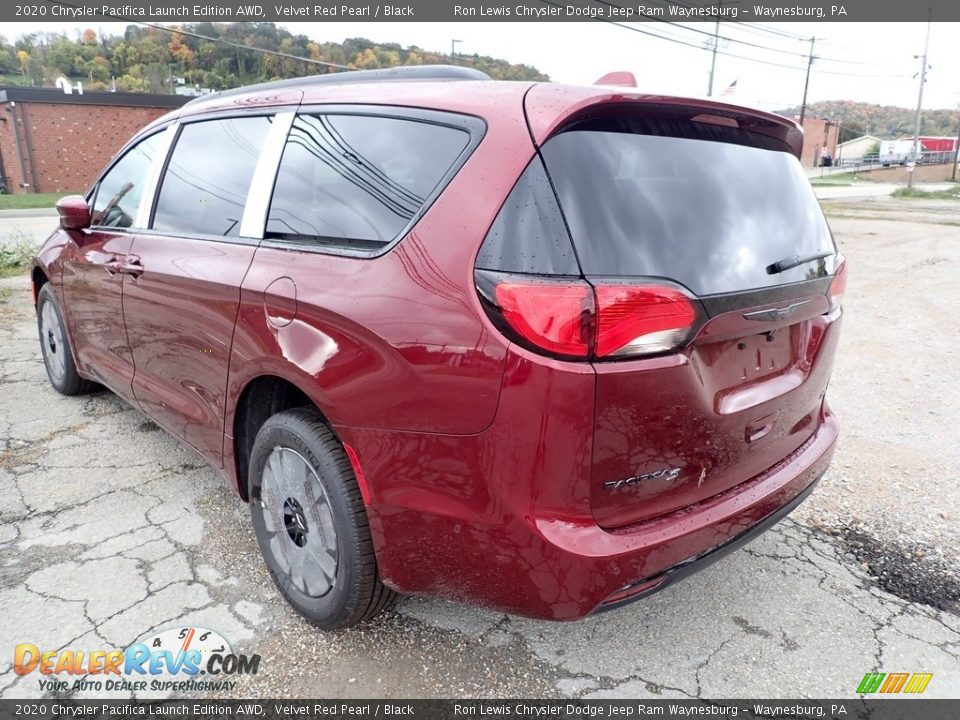 2020 Chrysler Pacifica Launch Edition AWD Velvet Red Pearl / Black Photo #3