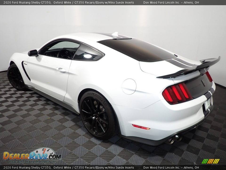 2020 Ford Mustang Shelby GT350 Oxford White / GT350 Recaro/Ebony w/Miko Suede Inserts Photo #9