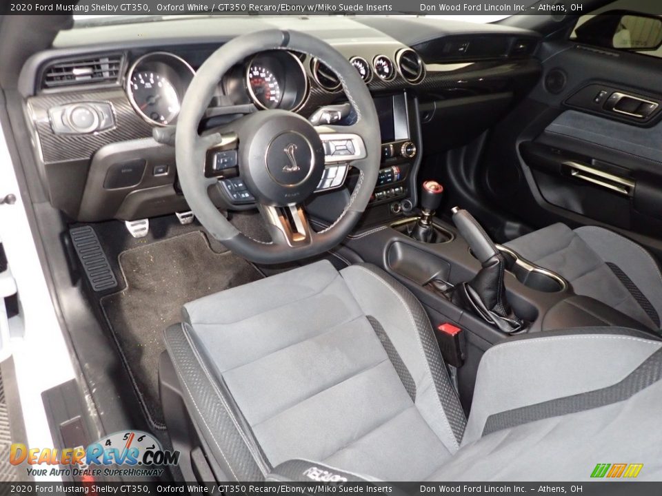 GT350 Recaro/Ebony w/Miko Suede Inserts Interior - 2020 Ford Mustang Shelby GT350 Photo #18