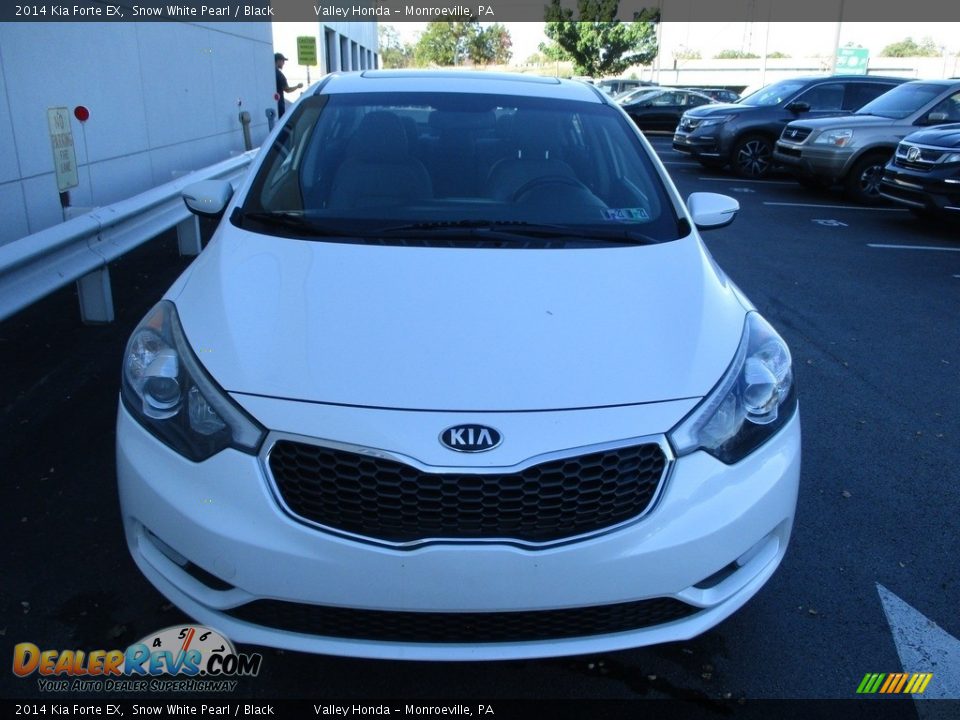 2014 Kia Forte EX Snow White Pearl / Black Photo #9