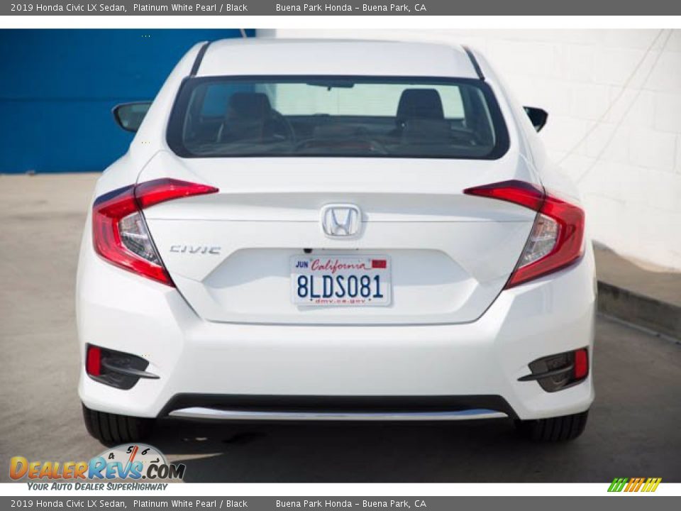 2019 Honda Civic LX Sedan Platinum White Pearl / Black Photo #11