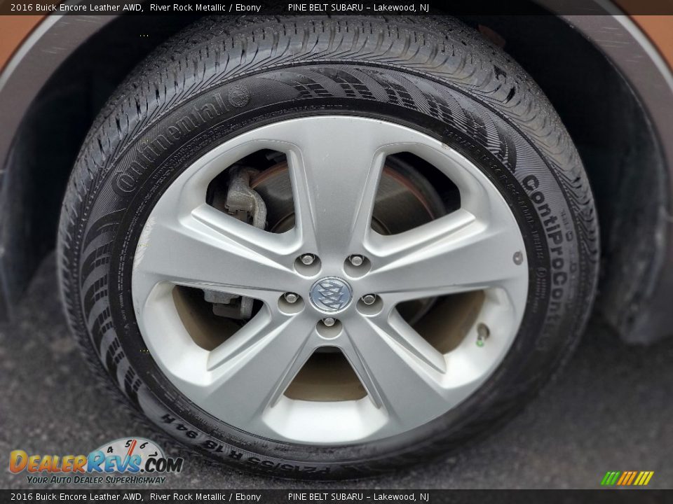 2016 Buick Encore Leather AWD River Rock Metallic / Ebony Photo #36