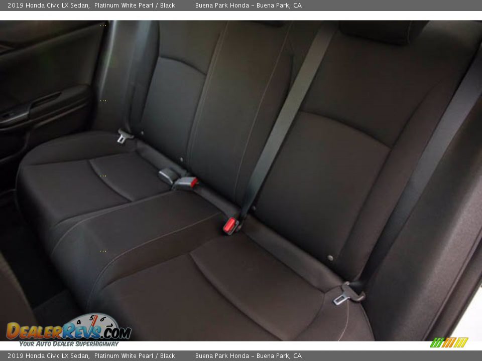 2019 Honda Civic LX Sedan Platinum White Pearl / Black Photo #19