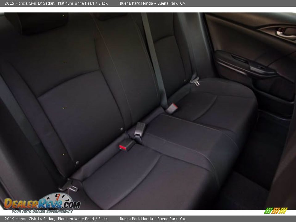 2019 Honda Civic LX Sedan Platinum White Pearl / Black Photo #22
