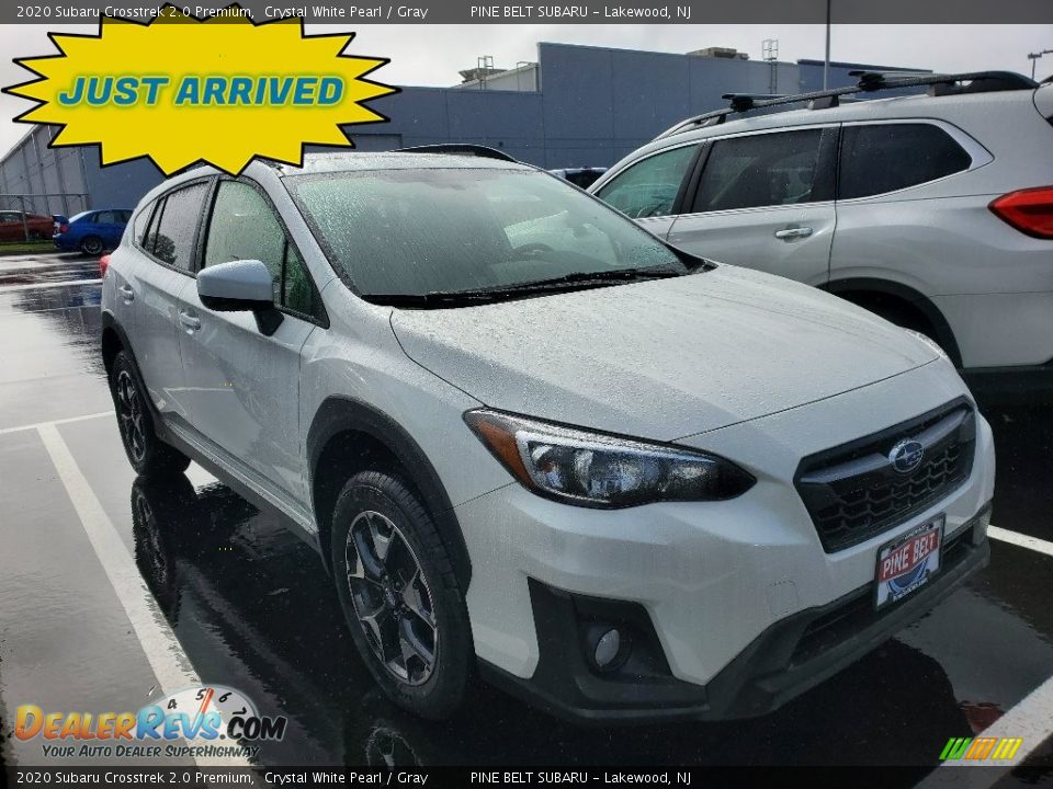 2020 Subaru Crosstrek 2.0 Premium Crystal White Pearl / Gray Photo #1