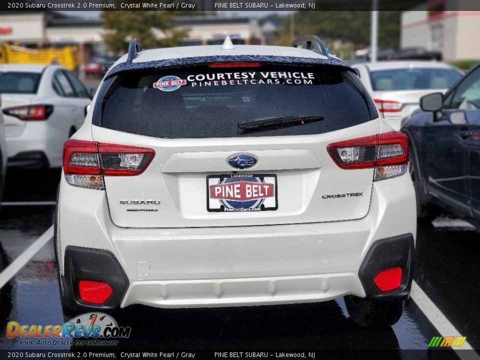 2020 Subaru Crosstrek 2.0 Premium Crystal White Pearl / Gray Photo #2