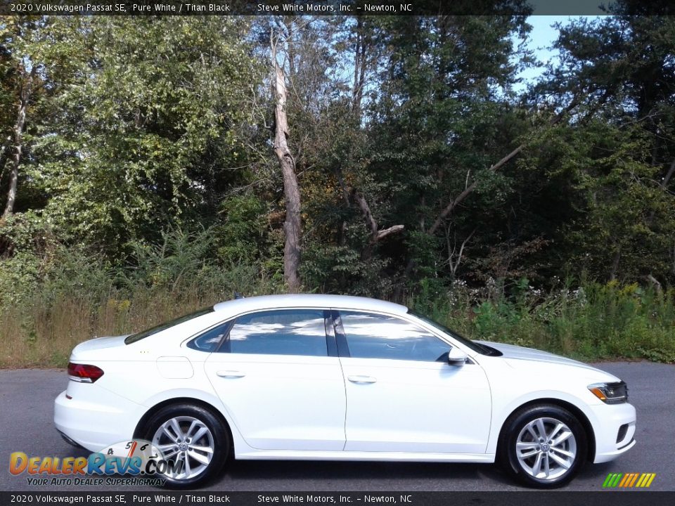 Pure White 2020 Volkswagen Passat SE Photo #6