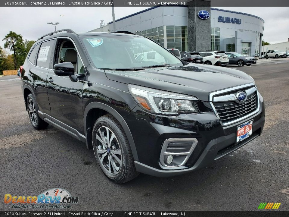 2020 Subaru Forester 2.5i Limited Crystal Black Silica / Gray Photo #1