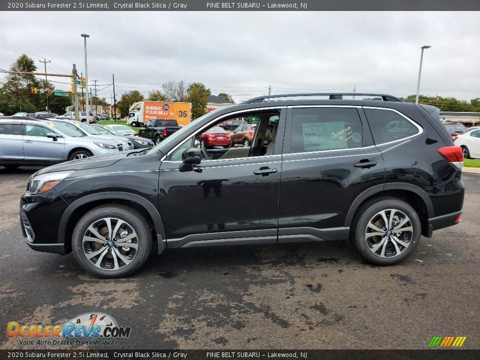 2020 Subaru Forester 2.5i Limited Crystal Black Silica / Gray Photo #4