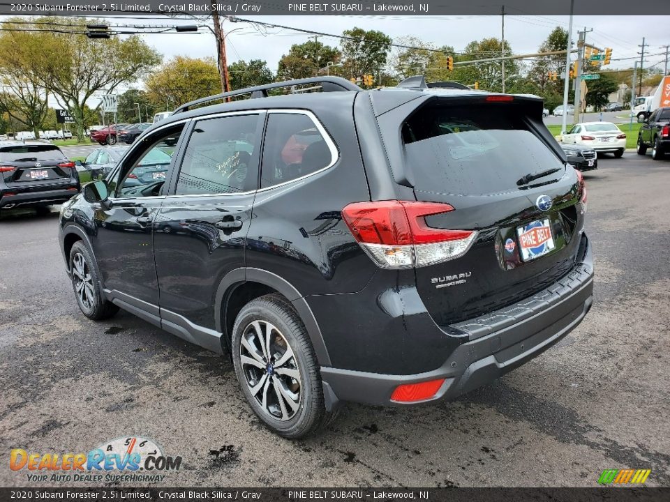 2020 Subaru Forester 2.5i Limited Crystal Black Silica / Gray Photo #6