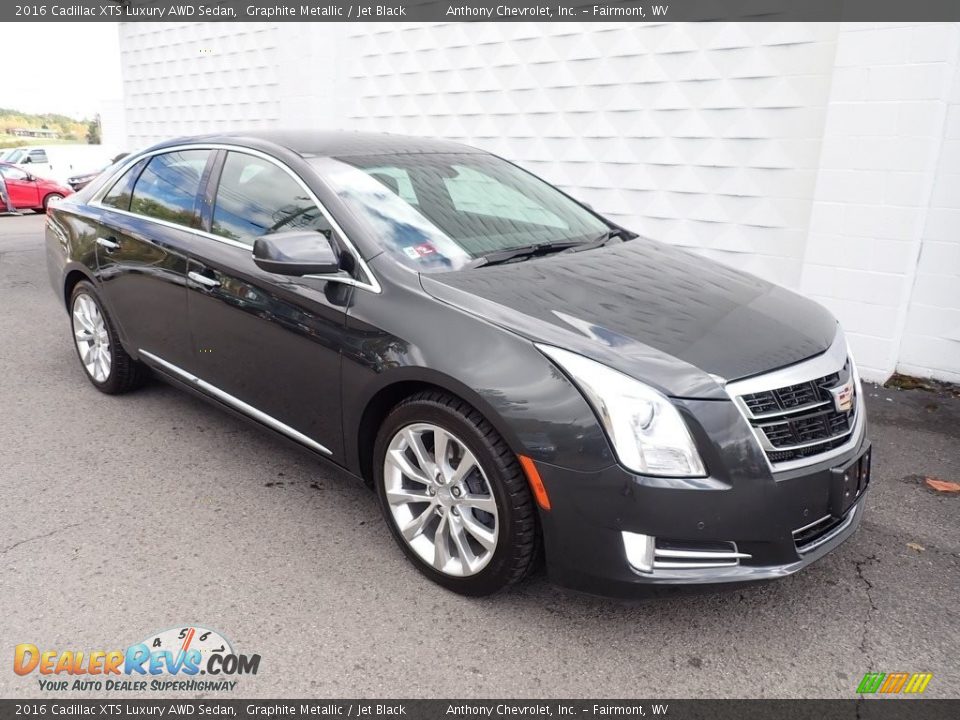 2016 Cadillac XTS Luxury AWD Sedan Graphite Metallic / Jet Black Photo #1