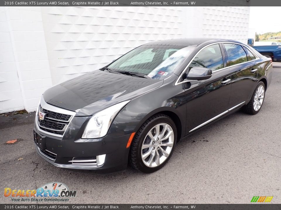 2016 Cadillac XTS Luxury AWD Sedan Graphite Metallic / Jet Black Photo #2