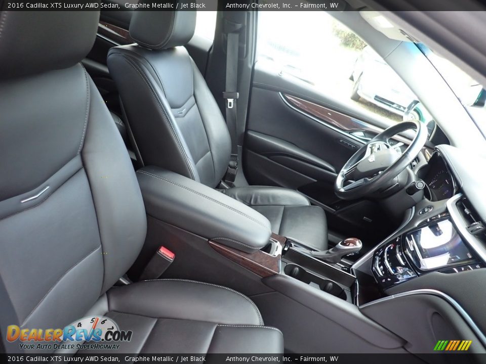 2016 Cadillac XTS Luxury AWD Sedan Graphite Metallic / Jet Black Photo #9