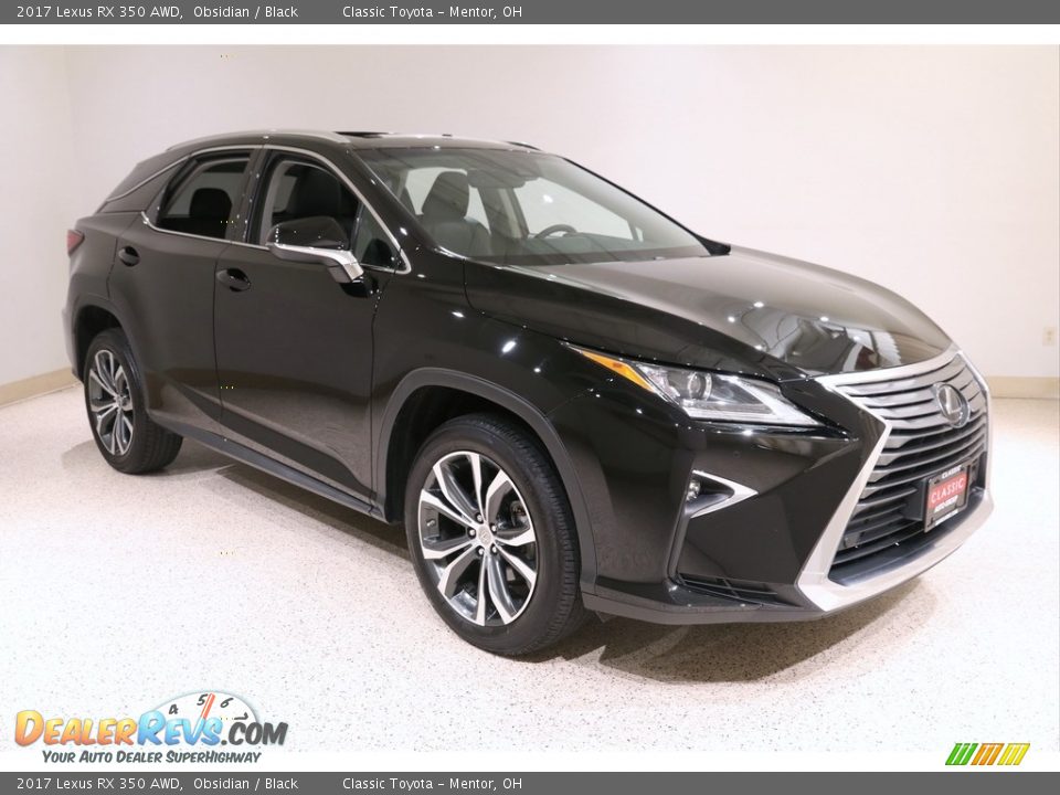 2017 Lexus RX 350 AWD Obsidian / Black Photo #1