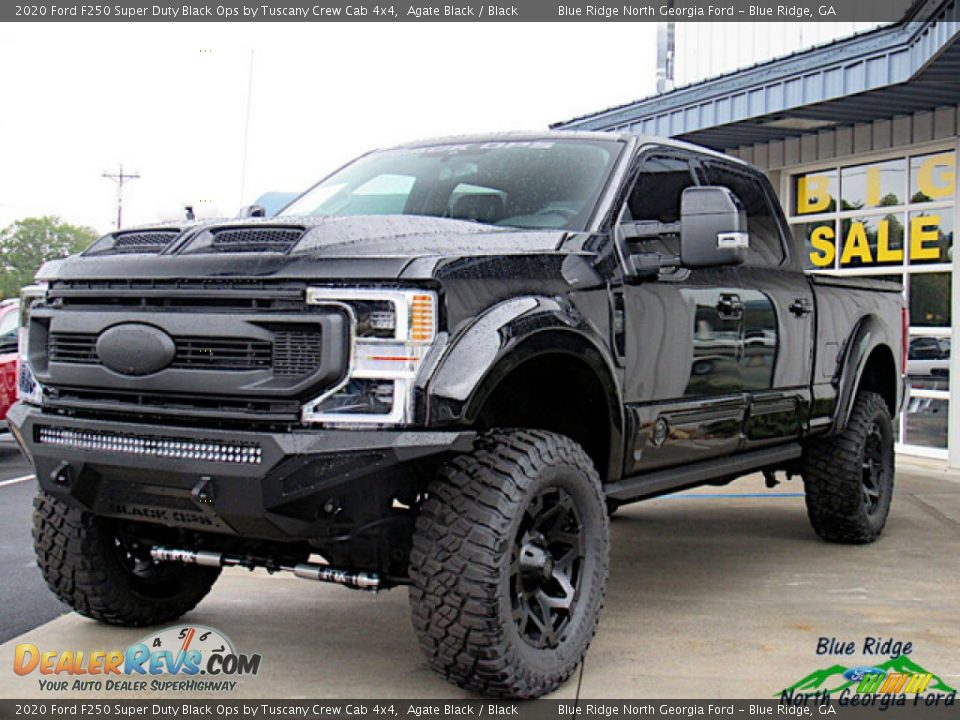 Front 3/4 View of 2020 Ford F250 Super Duty Black Ops by Tuscany Crew Cab 4x4 Photo #1