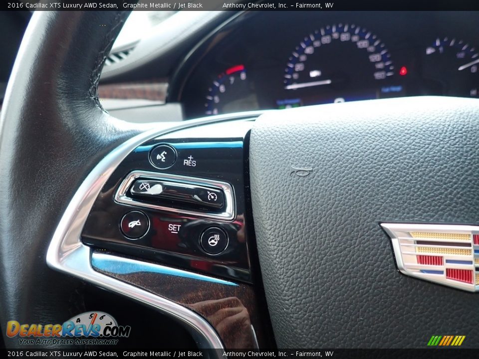 2016 Cadillac XTS Luxury AWD Sedan Graphite Metallic / Jet Black Photo #18