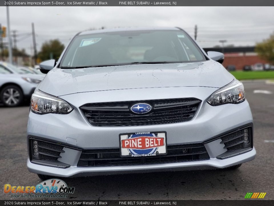 2020 Subaru Impreza Sport 5-Door Ice Silver Metallic / Black Photo #3