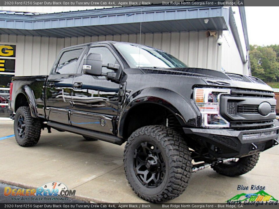 2020 Ford F250 Super Duty Black Ops by Tuscany Crew Cab 4x4 Agate Black / Black Photo #7