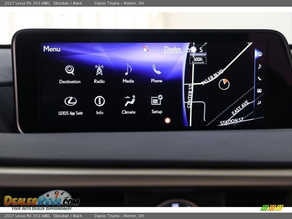 2017 Lexus RX 350 AWD Obsidian / Black Photo #13