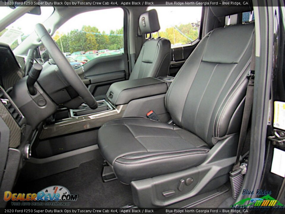 Black Interior - 2020 Ford F250 Super Duty Black Ops by Tuscany Crew Cab 4x4 Photo #9